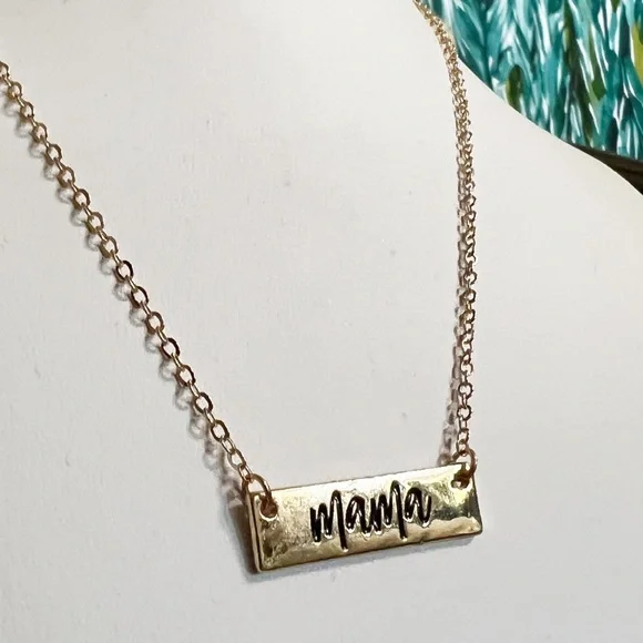 Mama Fashion Jewelry Necklace Gold - Picture 1 of 3